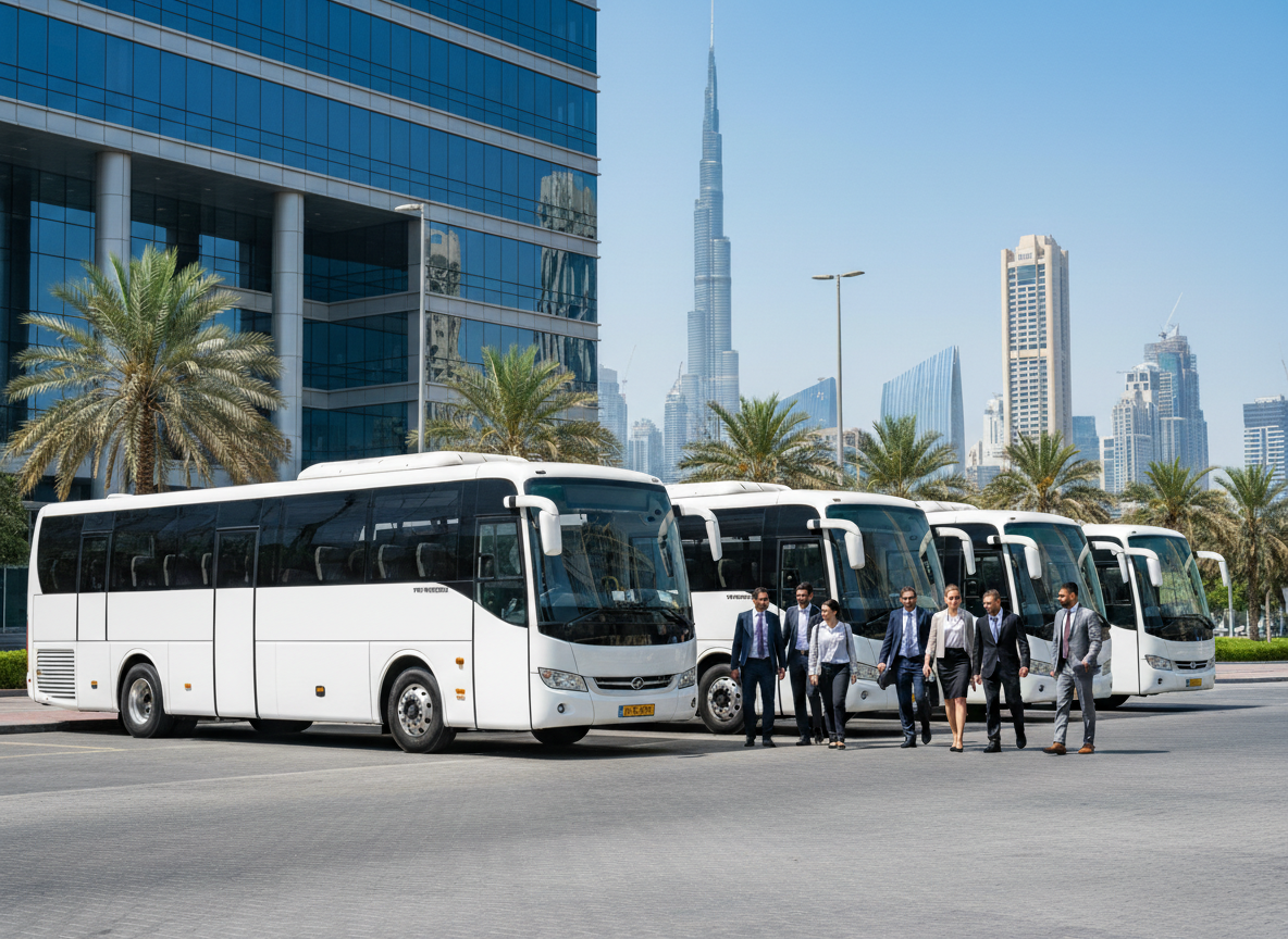 Staff Transport Services in UAE | Reliable Employee Transportation